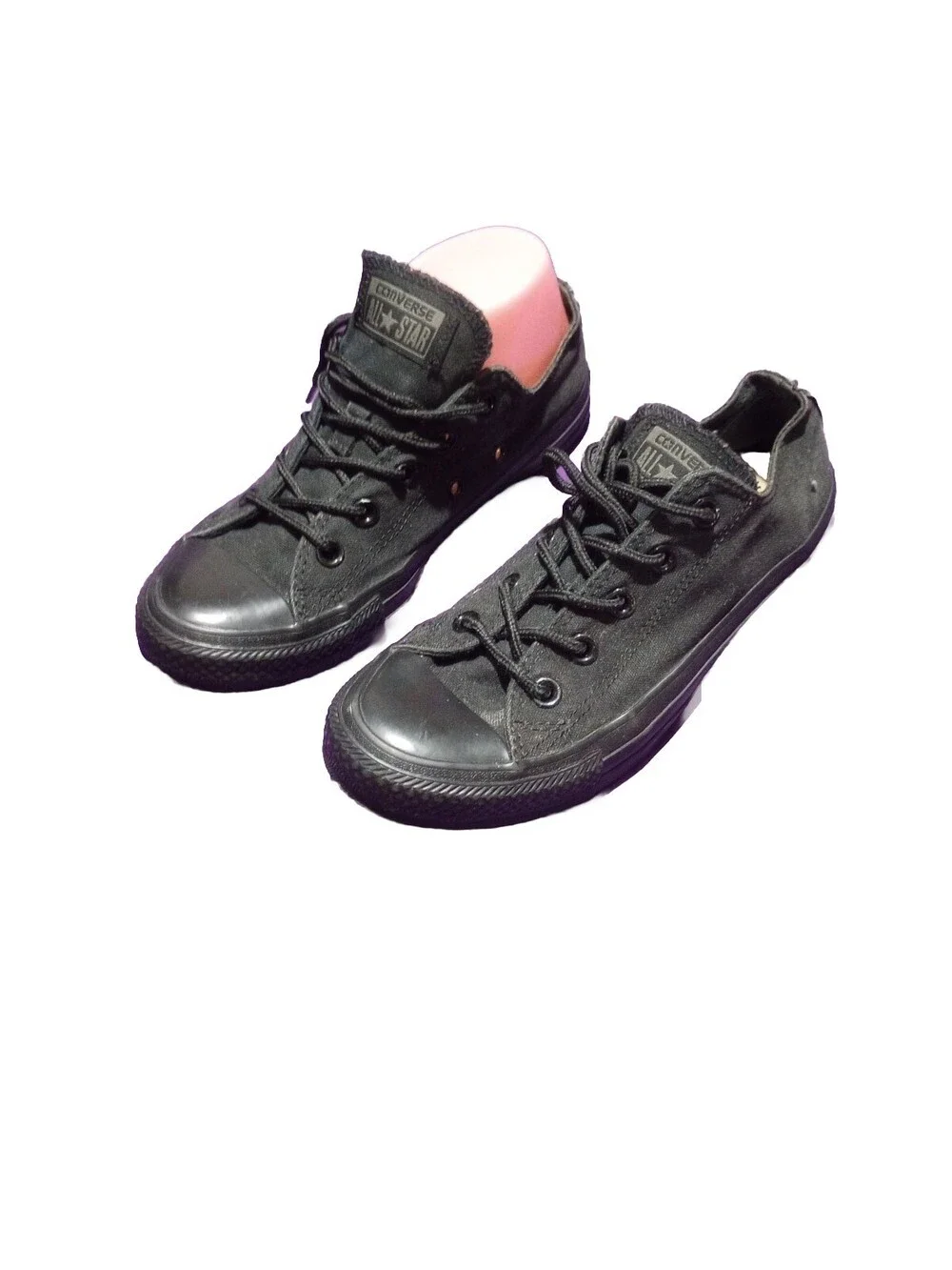 Converse Black Men's 4 Women's 6 Chuck Taylor All Star OX Sneakers Black M5039